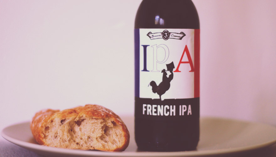French IPA - Brasserie les 3 croquants- bière art