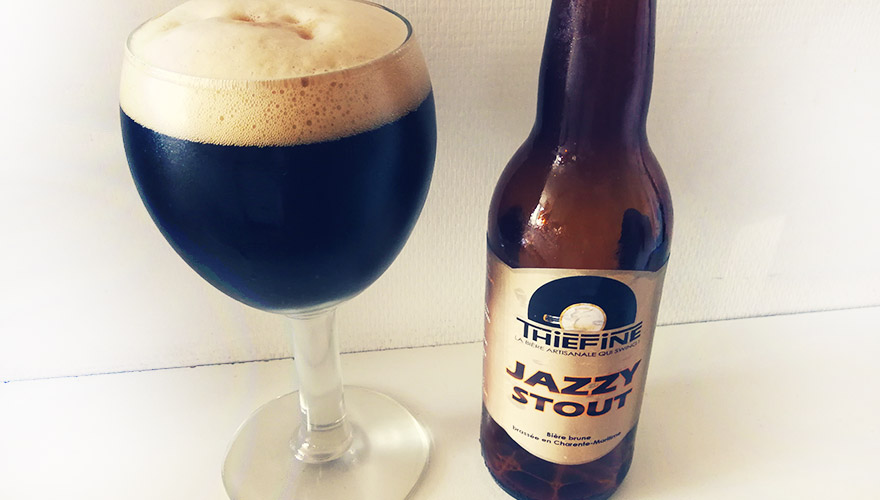 Brasserie Thiefine Bière Jazzy Stout - Indie Rock Meet Ale