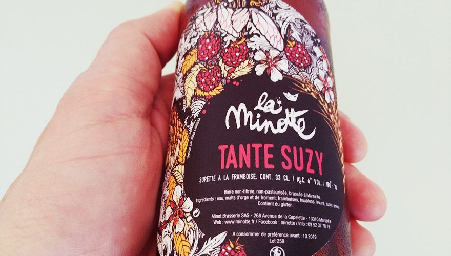 Bière tante suzy - surette - sour - Brasserie La Minotte