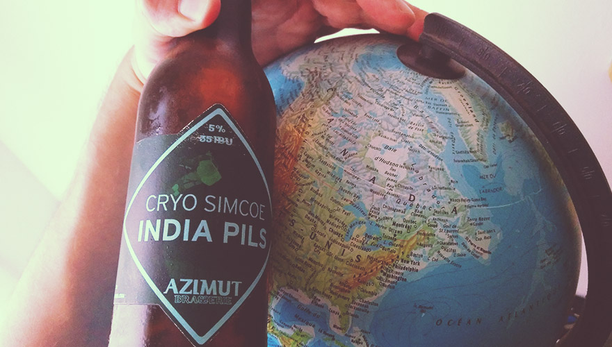 Cryo simcoe india pils - bière de la brasserie Azimut - Bordeaux
