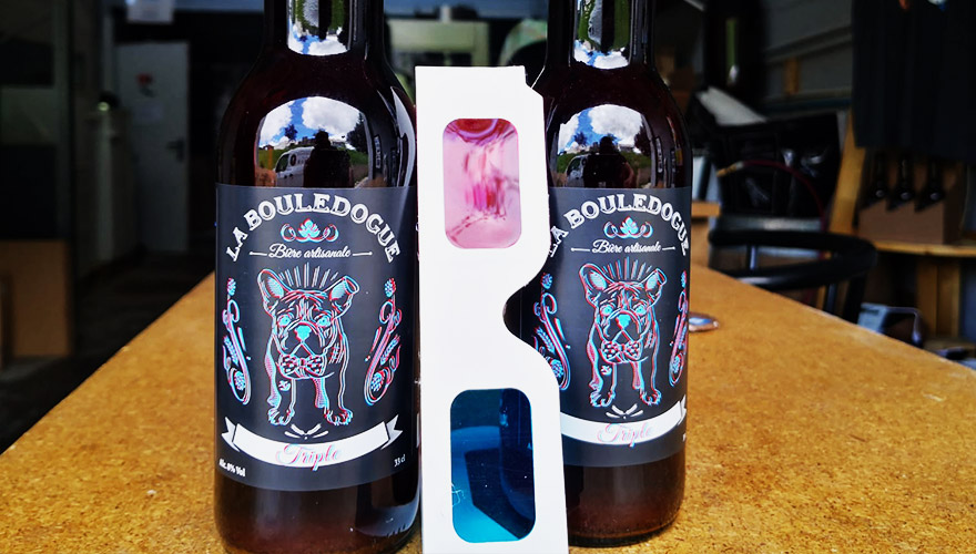 La Triple, bière artisanale de la brasserie La Bouledogue