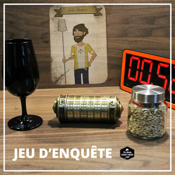 Jeu d'enquête – Les mystères de John Binouze - Saint Malo Craft Beer Expo
